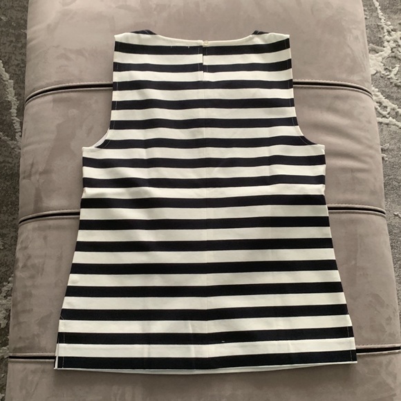 JCrew NWOT Embellished Striped Top size S - Picture 7 of 15
